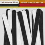Patyczki białe i czarne, rozm. 114x10x2mm PK-2113