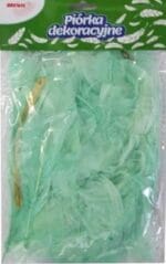 Piórka dekoracyjne pistacjowe. Rozmiar 5-12cm. *4080*