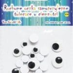 RUCHOME OCZKA SAMOPRZYLEPNE ŚWIECĄCE W CIEMNOŚCI MIX WIELKOŚCI 20szt MT-6422*6730*