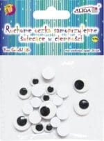 RUCHOME OCZKA SAMOPRZYLEPNE ŚWIECĄCE W CIEMNOŚCI MIX WIELKOŚCI 20szt MT-6422*6730*