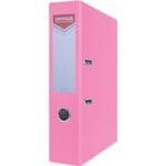 SEGREGATOR Z OKUCIAMI A4 5CM PASTELOWY RÓŻ*1723*