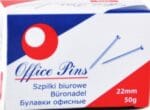 Szpilki biurowe 50g. Rozmiar 22mm *3716*