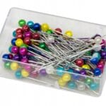 Szpilki z kolorową główką mix 22mm/100szt. SPK-MIX1, SPK-MIX2*6396*6419*9770*7476*