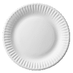 Talerzyk Papierowy biały 15 cm/100 sztuk *4643*