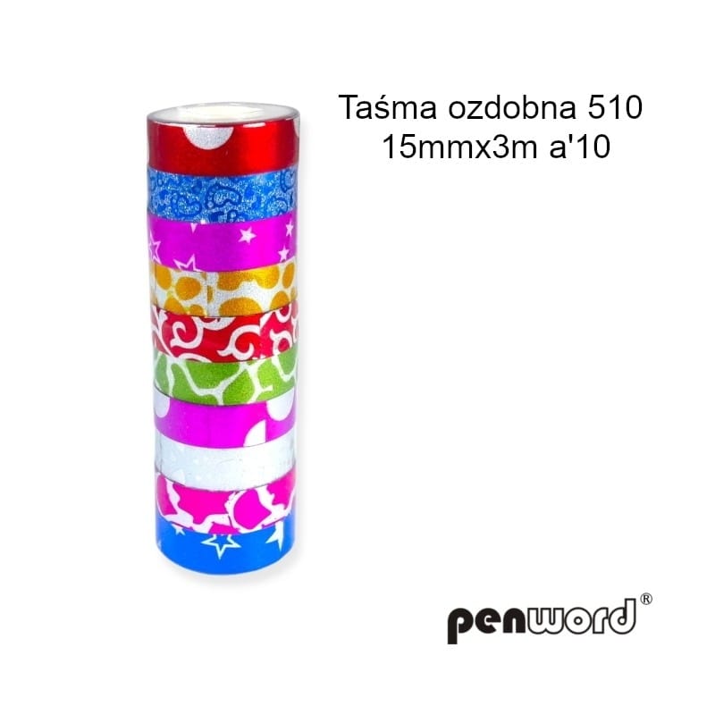 Taśma ozdobna brokatowa 10szt *5496*5489* 1 Taśma ozdobna brokatowa 10szt *5496*5489* - obrazek 1