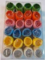 WSTĄŻKA JAJKO MATOWA 1szt WST-MAT10 5mmx10m. Mix kolorów*0197*