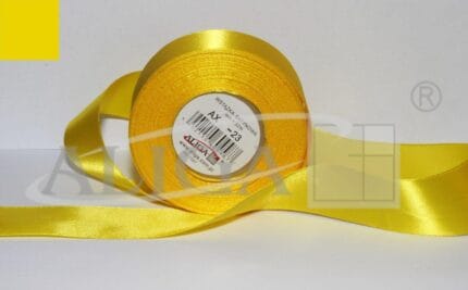 WSTĄŻKA SATYN. ŻÓŁTA AX38-23 38mm/32M*4709*