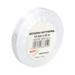 WYPRZEDAŻ WSTĄŻKA SATYNOWA BIAŁA WSK12-1 KROPKI 12MMX22M*6152*