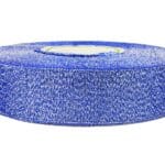 Wstążka brokatowa granatowa 25mm/32m *8315*