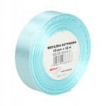 Wstążka satynowa błękitna 25mm/32m. *3663*