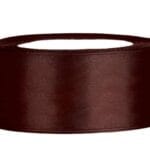 Wstążka satynowa brązowa 38mm/32m. *4679*