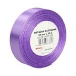 Wstążka satynowa lawendowa 25mm/32m. *3823*