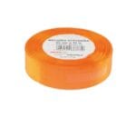 Wstążka satynowa pomarańczowa 25mm/32m. *3779*