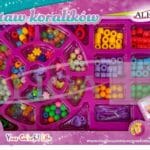 Zestaw koralików ok. 170szt, żyłka el.120cm, pud. 26x18x2,3cm PJ-1985*1985*