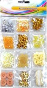 Zestaw kreatywny 12 wzorów złoty *1126*