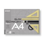 BLOK TECHNICZNY A4  BIAŁY 160g BT-1 *3291*3299*
