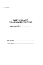 Dziennik zajęć pedagoga specjalnego (A4, oprawa twarda, 92 strony, zakładka na 40 uczniów) - obrazek 2