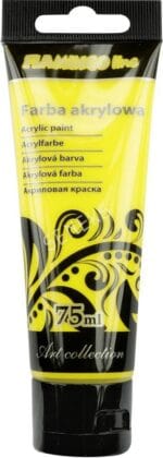 Farba akrylowa 75 ml żółta *1522*
