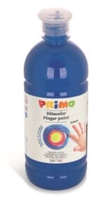 Farba do malowania palcami Primo 750 ml niebieska 227TD750501 *2277*