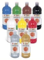 Farby plakatowe 1000 ml kolor jasny zielony *3704*2043* - obrazek 3