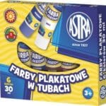 Farby plakatowe Astra 6 kolorów - tuba 30 ml, 83119900 *0256*