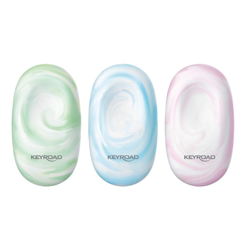 Gumka do ścierania KEYROAD, miękka, 2 szt., blister, mix kolorów*4266* - obrazek 2