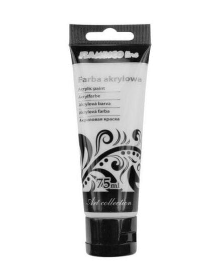 PROMO Farba akrylowa 75 ml srebrny metalik *2154*