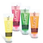 PROMO Farba akrylowa 75 ml żółta fluo *4201*