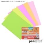 Papier FLUO A4 80g 200 arkuszy mix 5 kolorów po 40 kartek *0797*0688*