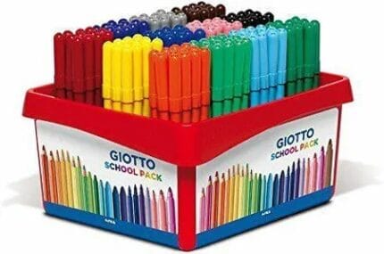 Pisak FLAMASTRY GIOTTO mix kol. (108 szt.) kubek TURBO MAXI 524000 zestaw szkolny*5855*