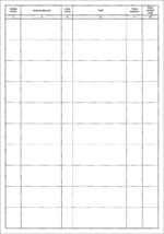 Rejestr wyjść grupowych uczniów (format A4, oprawa kartonowa, 36 stron) - obrazek 4