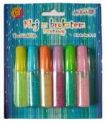 KLEJ Z BROKATEM NEONOWY GG-706 6KOL/6ML*3990*