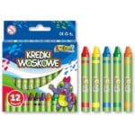 KREDKI WOSKOWE 12SZT KOLORI/DINO Penmate tt8225 *6685*5908*