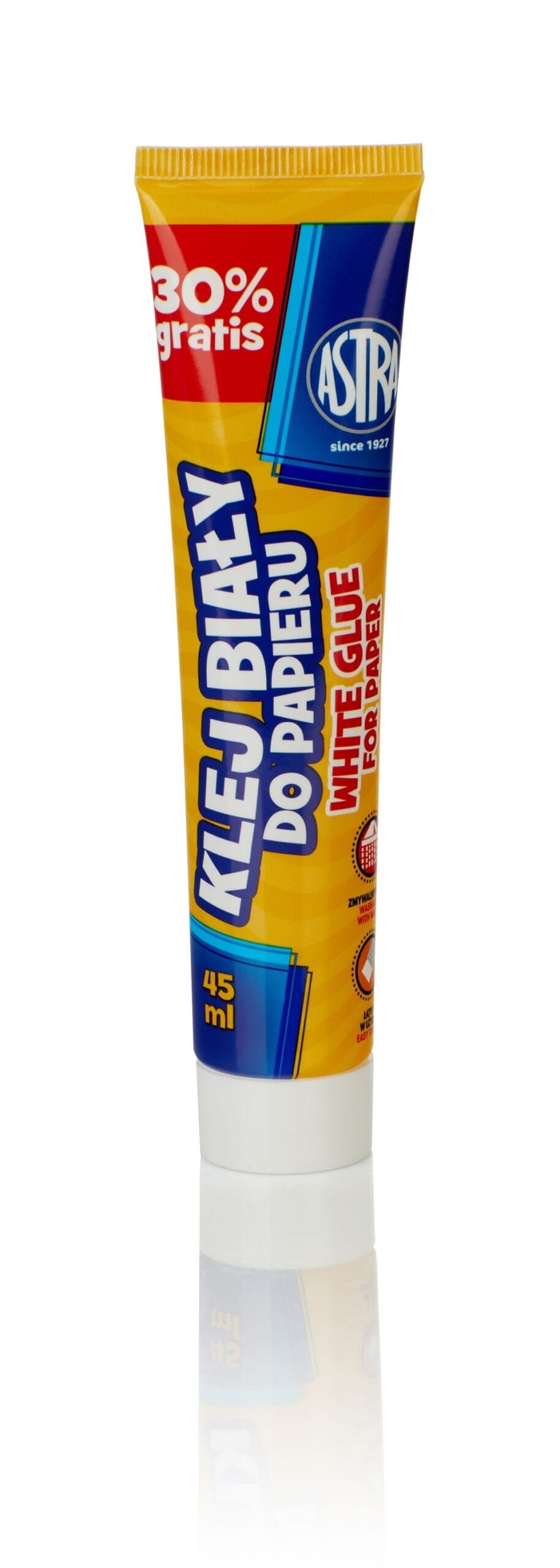 Klej biały do papieru Astra - tuba 45ml, 83467901 *3055*0047*2 Klej biały do papieru Astra - tuba 45ml, 83467901 *3055*0047* - obrazek 1