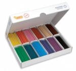 Kredki plastikowe 300 szt sześciokątne 12 kolorów po 25 szt *3124*