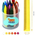 Kredki świecowe 24szt + temperówka *5379*