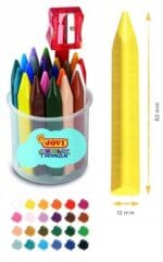 Kredki świecowe 24szt + temperówka *5379*