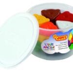 Kredki świecowe Misie 30 szt trójkątne 10 kolorów po 3 szt *6710*