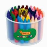 Kredki świecowe okrągłe 60 szt + temperówka *8327*