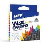 Kredki woskowe trójkątne fluo w zestawie 12 kolorów 6300387 *2764*