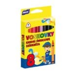 Kredki woskowe trójkątne w zestawie 8 kolorów 6300339 *7796*