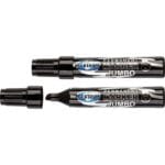 Marker permanentny JUMBO czarny z okrągłą końcówką 7mm *0517*