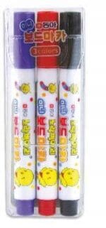 Marker suchościeralny mini 3 kolory. Końcówka okrągła 2mm. *1559*