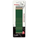 PENMATE ZESTAW OŁÓWKÓW MIĘKKICH DO RYSUNKU 6 SZT. (B, B3,B4,B5,B6,B8) NA BLISTRZE*6776*a