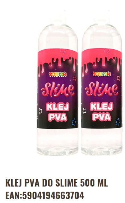 Slime Klej PVA 500ml transparentny *3704*1567*
