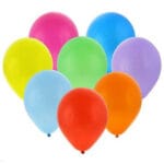 BALONY METALIZOWANE 100szt MIX KOLORÓW 23cm 10M-MIX *2069*