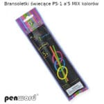 BRANSOLETKI ŚWIECĄCE PS-1 a'5 MIX KOLORÓW *4320*