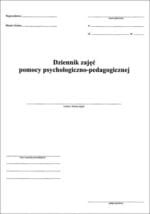 DZIENNIK ZAJĘĆ POMOCY PSYCHOLOGICZNO-PEDAGOGICZNEJ (oprawa kartonowa, 108 stron, A4) - obrazek 3
