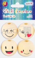 GŁÓWKI DREWNIANE OP. 4 sz MIX 2,5 cm PGJ0293*0293*