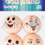GŁÓWKI PIANKOWE OP. 4 szt MIX 3 cm PJG3812*3812*